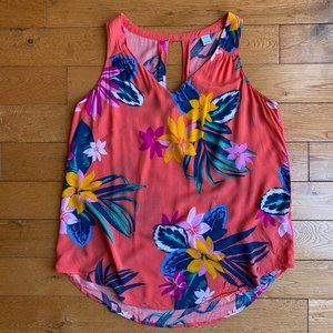 Old Navy Tropical Print Sleeveless Top